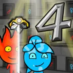 Fireboy and Watergirl 4 Crystal Temple - free online game