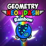 Geometry Neon Dash: Rainbow - free online game
