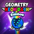 PLay Geometry Neon Dash: Rainbow now!