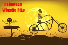 Halloween Wheelie Bike - free online game