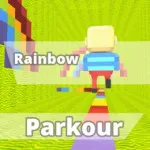 Kogama: Rainbow Parkour - free online game