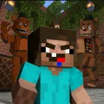Noob vs FNAF - free online game