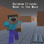 Rainbow Friends: Noob in the Maze - free online game