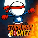 Stickman Rocket - free online game
