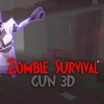 Zombie Survival Gun 3D - free online game