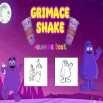 Grimace Shake Coloring - free online game
