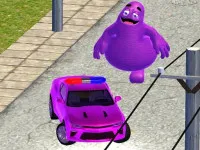 Grimace vs Police SuperCar - free online game