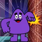 PLay Grimace Wood Cutter now!