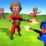 Little Commander. Red vs Blue - free online game