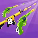 Merge 2048 Gun Rush - free online game