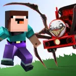 Noob VS. Spider Train - free online game