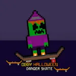 Obby Halloween Danger Skate - free online game