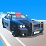 Police Car Line Driving - free online game