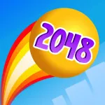 Rainbow Balls 2048 - free online game