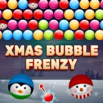 Xmas Bubble Frenzy - free online game