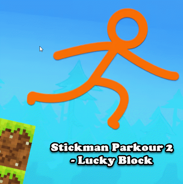 Stickman Parkour 2: Lucky Block - Game for Mac, Windows (PC